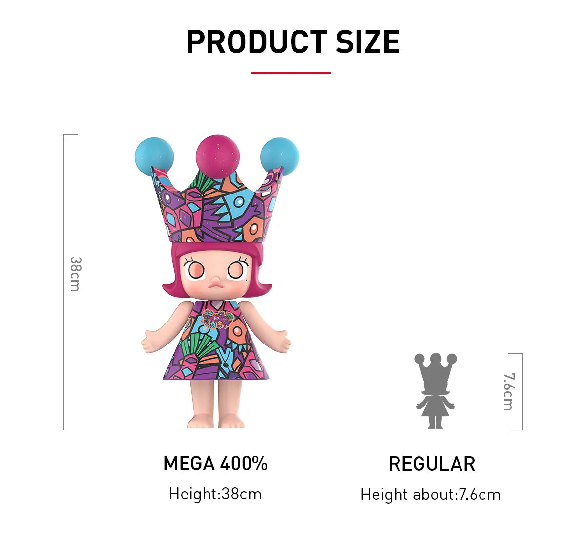 POP MART MEGA Royal Molly 400% HAN MEILIN