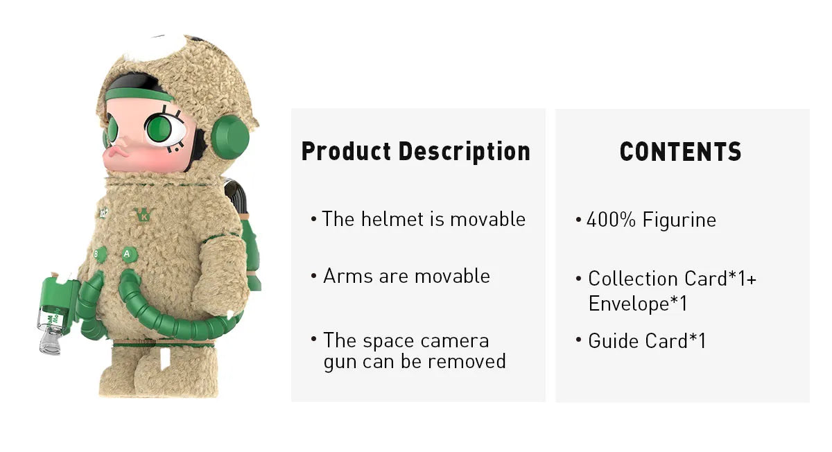 POP MART MEGA SPACE MOLLY 400% Ted 2 Limited Edition