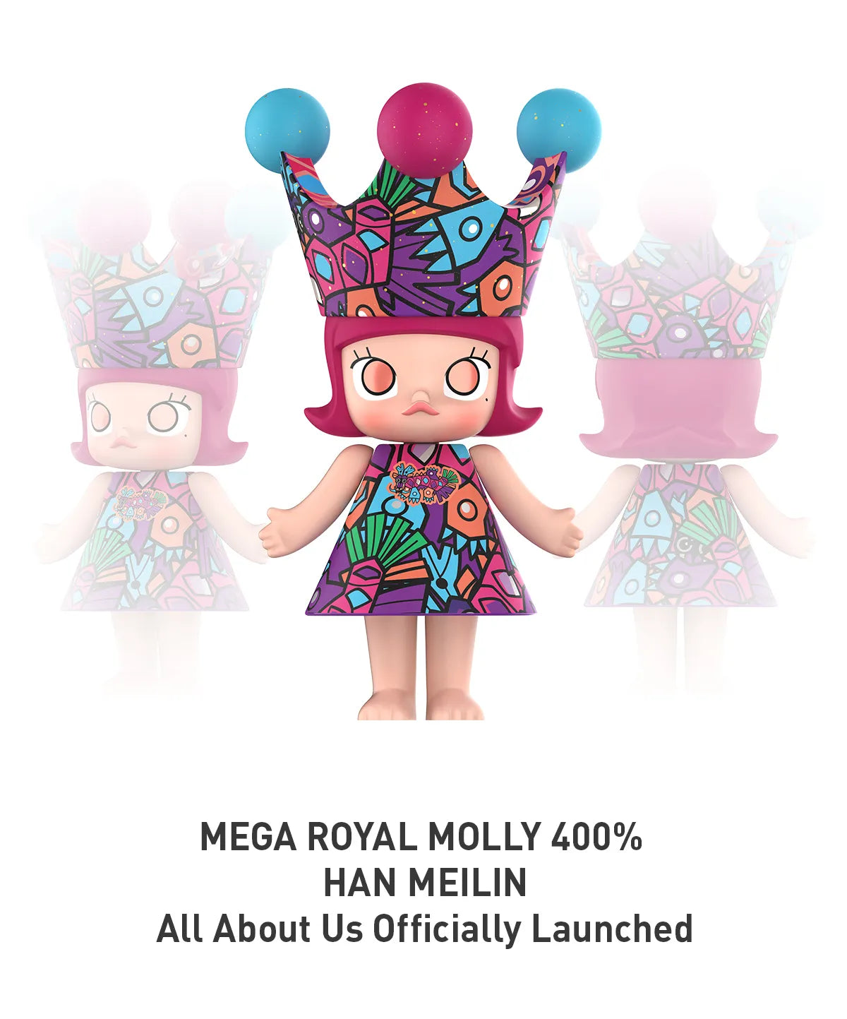 POP MART MEGA Royal Molly 400% HAN MEILIN