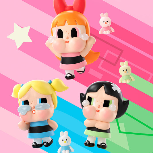 POP MART Crybaby × The Powerpuff Girls Series Blind Box set of 12 Boxes