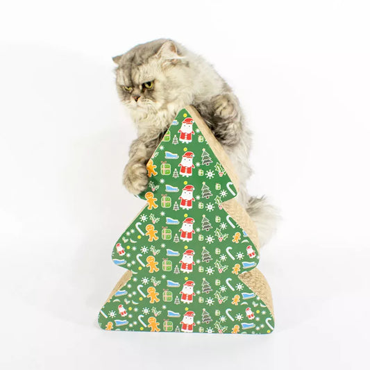 CAT SCRATCHES CARDBOARD WITH CAT NIP CHRISTMAS COLLECTION